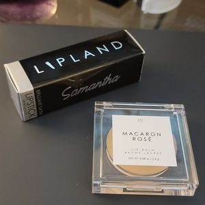 LIPLAND Samantha Lipstick + Macaron Rose lip balm